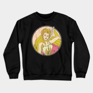 Retro 80s Princess Crewneck Sweatshirt